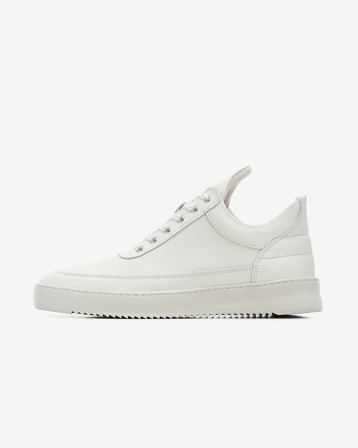 Filling Pieces Low Top Ripple Nappa All White