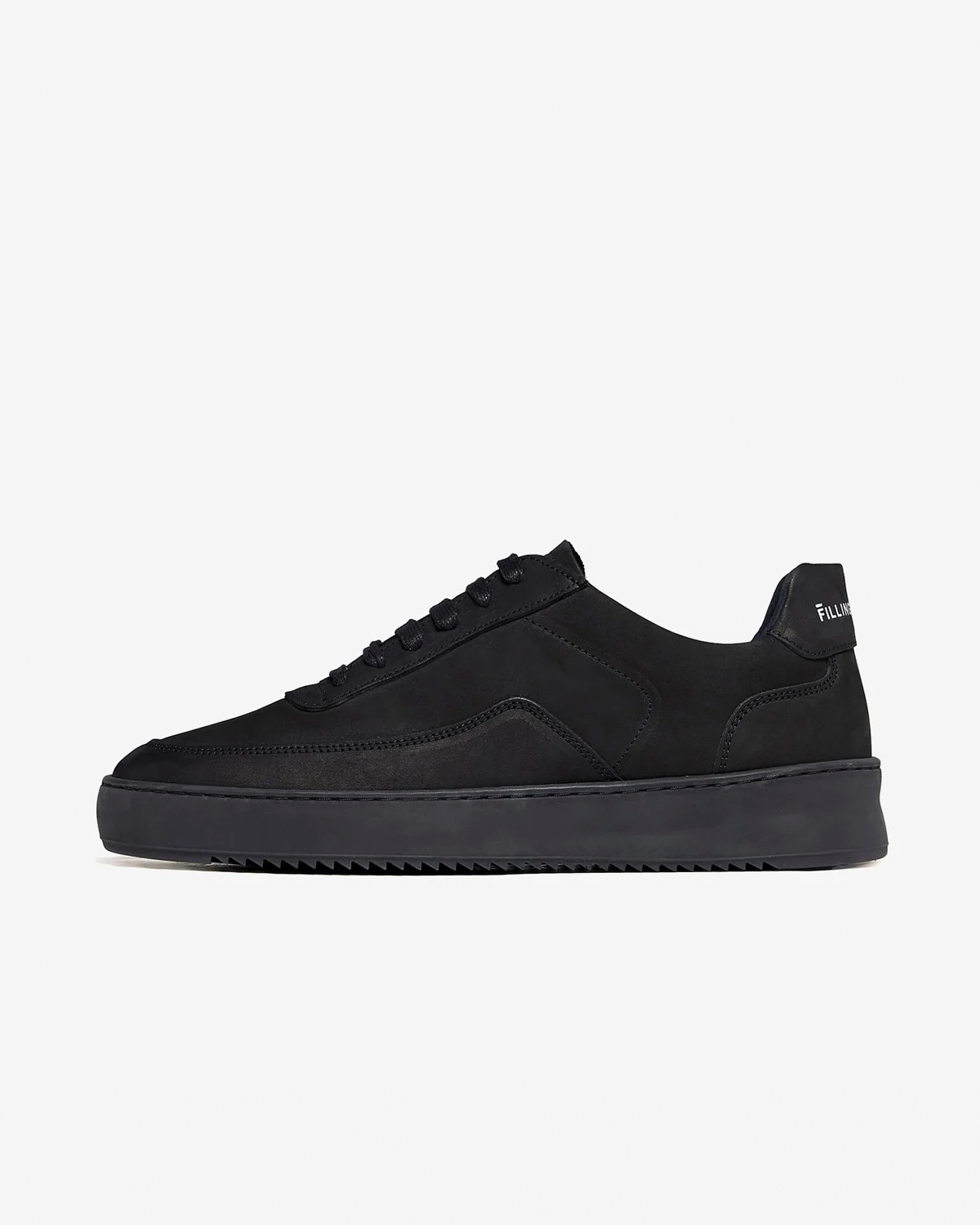 Filling Pieces Mondo 2.0 Ripple Nubuck All Black